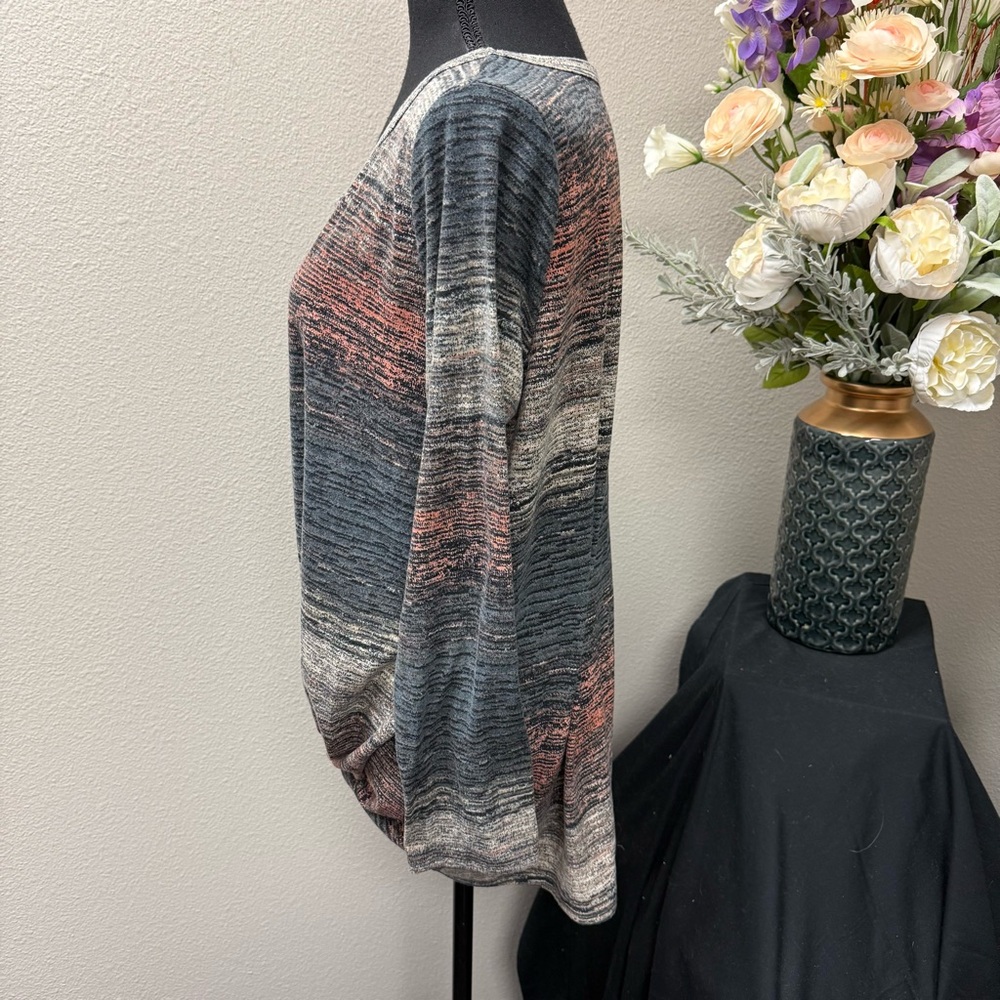 The ZigZag Stripe Multicolor Knit Long Sleeve - Picture 2 of 6